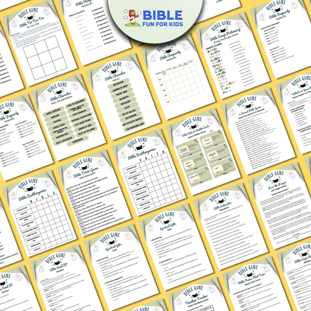 50+ Bible Games